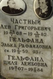 Гельфанд Элька Рафаиловна, Москва, Востряковское кладбище